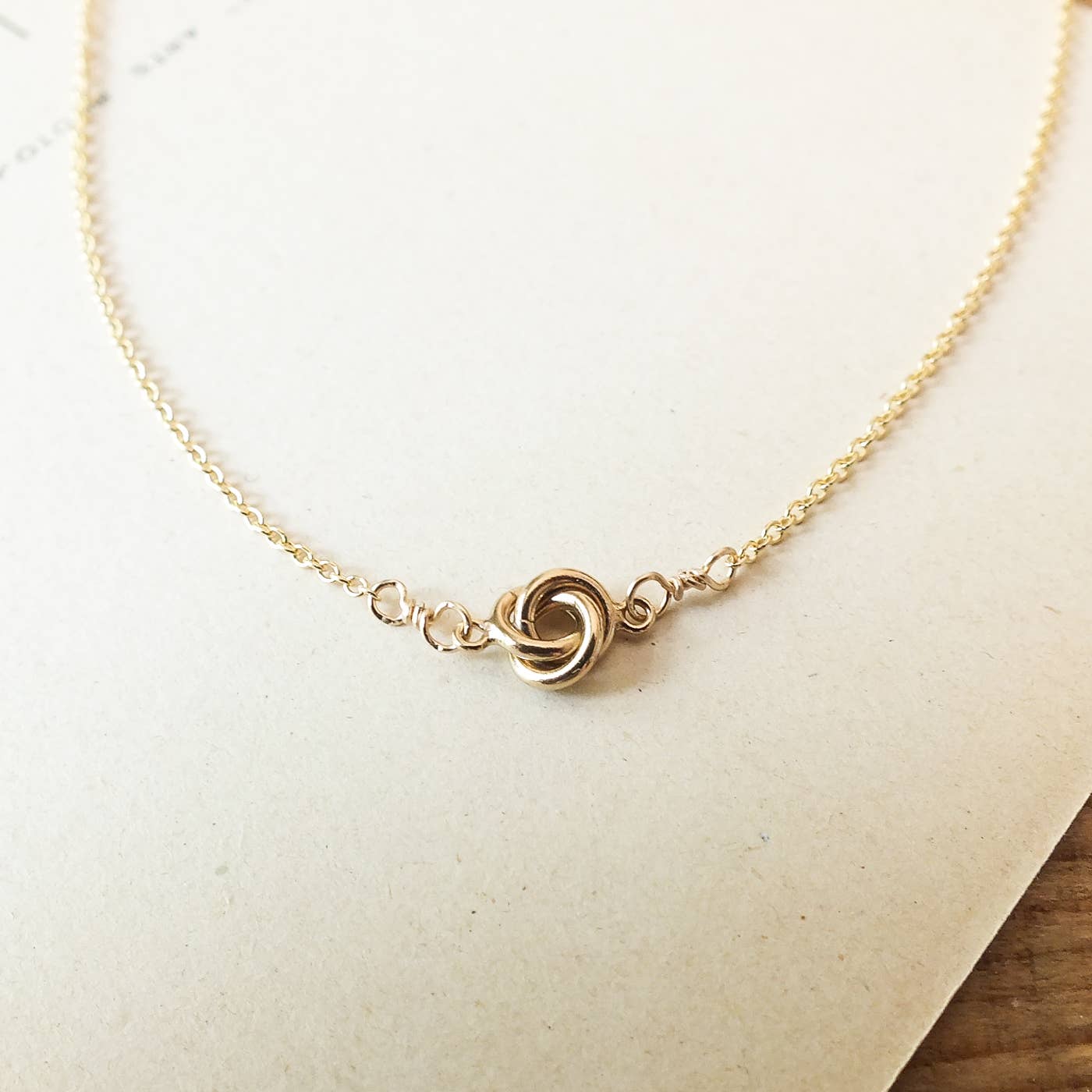 Love Knot Audrey Hepburn Necklace