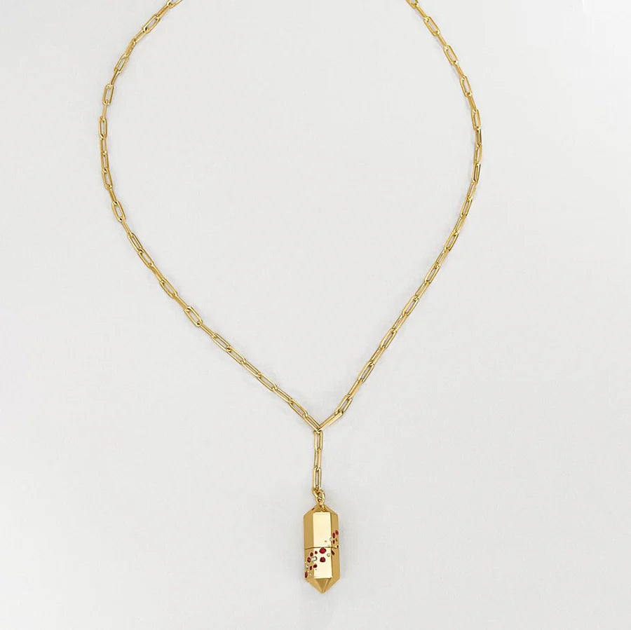 Polygon Locket - Gold