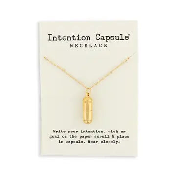 Intention Capsule Necklace