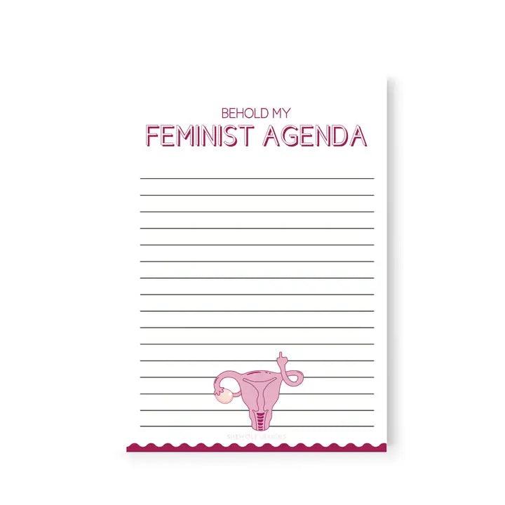 Feminist Agenda Notepad