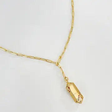 Polygon Locket - Gold