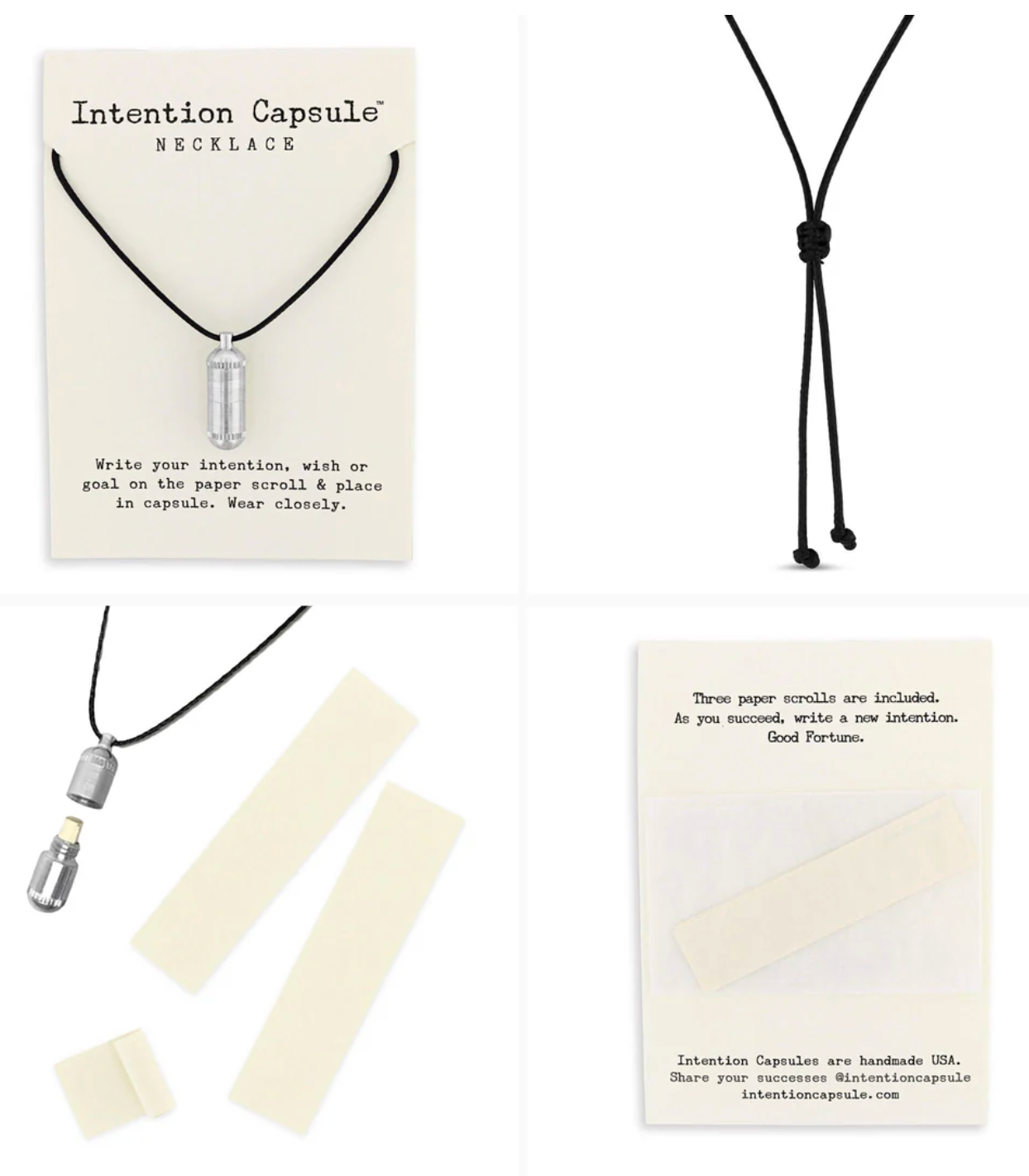 Intention Capsule Necklace