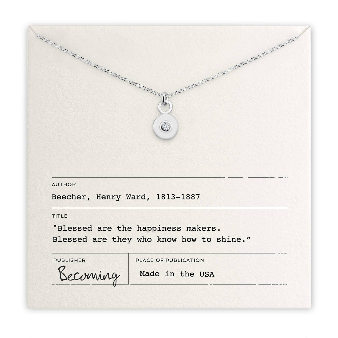 Shine H. Beecher Necklace
